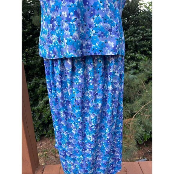 Vintage plus size Volup 1980s 2 piece set skirt and top - Picture 6 of 8